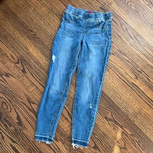 SPANX Distressed Ankle Skinny Medium Wash Jeans sz. Small